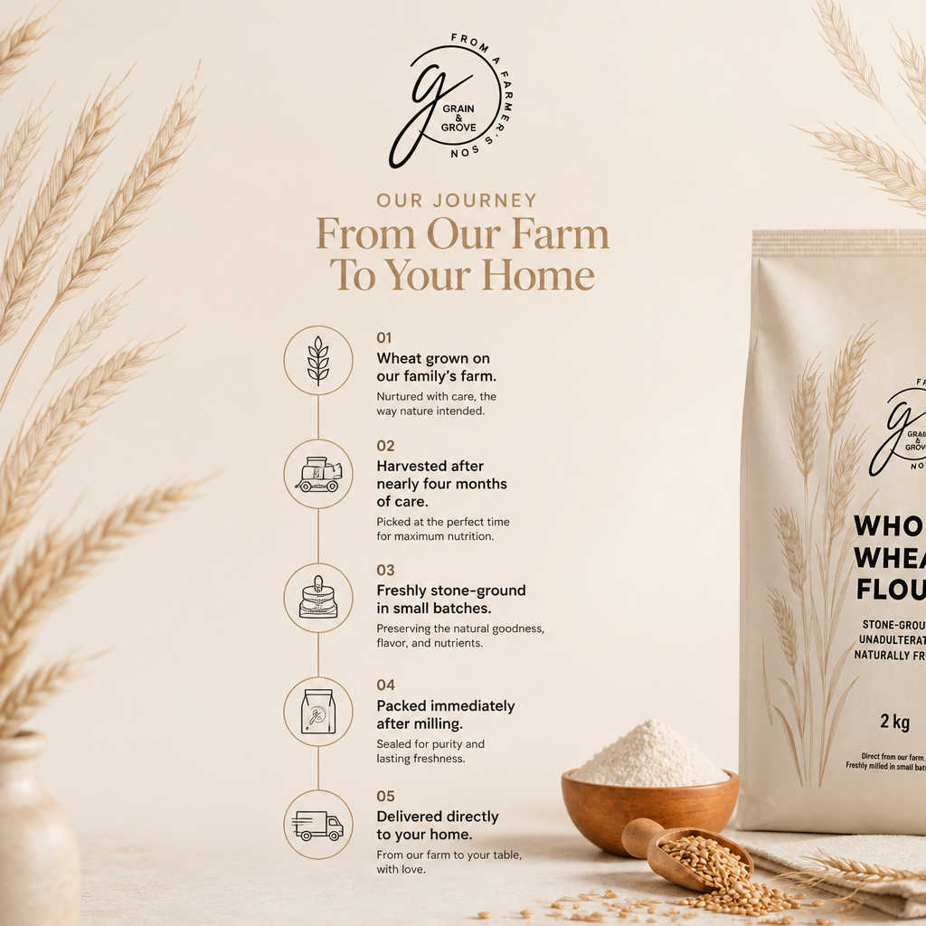 Stone-ground whole wheat flour
