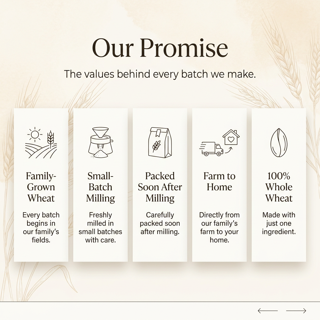 Stone-ground whole wheat flour